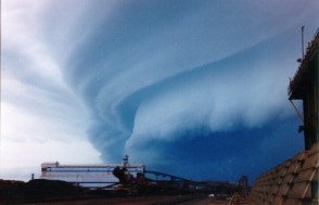 Squall-line over Port Hedland